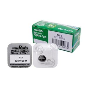 시계건전지 무라타 315(SR716SW)(10알) 1.55V