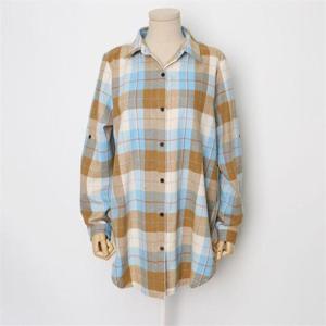 [강물처럼]아이우먼 산틋체크메이면남방 HGC549M101 빅사이즈 (6