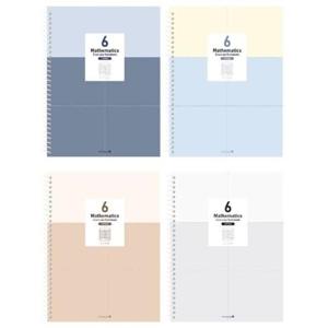 소모품 (모닝글로리) 3500 수학 전용 연습장 6분할 (6등분) 수학노트 1권(디자인랜덤)