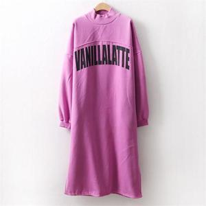 [강물처럼]아이우먼 라떼 기모 원피스 PO4237M012 빅사이즈 (638