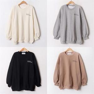 [강물처럼]위쉬몰 EZ 패스트기모박시맨투맨(B495H011) 빅사이즈