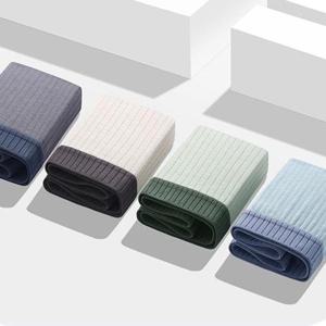 남성속옷 남자팬티 4장 사각 남성 속옷 드로즈 면팬티 2XL