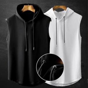 민소매나시 민소매 후드 나시티 남성런닝 남자나시 KK926