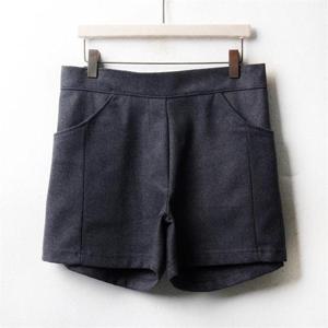 [강물처럼]아이우먼 심플 모직 3부바지 WW3473M010 빅사이즈 (62