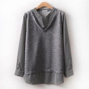 [강물처럼]아이우먼 첼리니트차이나티 CO8358M010 빅사이즈 (619