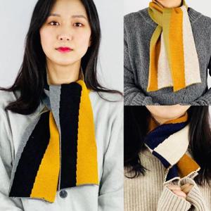 목도리 쁘띠 빌몬드 머플러 겨울 니트 여성 숏 남자