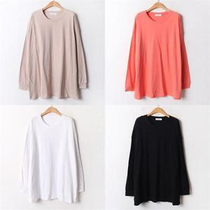 [강물처럼]위쉬몰 BE 오버롱면싱글맨투맨(A948H010) 빅사이즈 (6