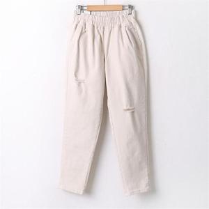 [강물처럼]아이우먼 슬림배기핏트윌팬츠 LOA797M009 빅사이즈 (6