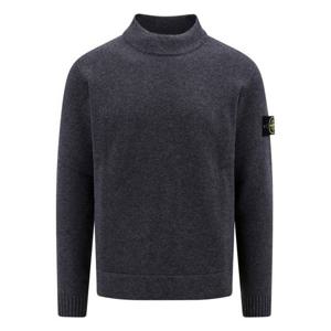 라프리마 스톤아일랜드 522B6 Geelong 울 Mock 넥 Knit Loose 핏 질롱 모 7915522B6 V0M67