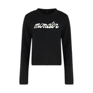 라프리마 몽클레어 로고 자수 스웨터 9C00004 M4281 999