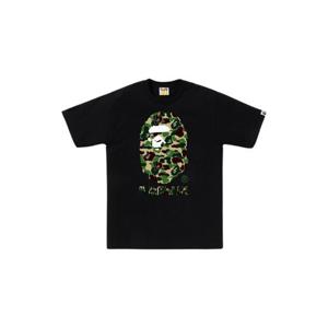 BAPE베이프 ABC 카모 바이 베이싱 에이프 티셔츠 블랙 그린 0ZXTEM110006N