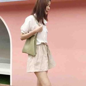 [리더스][리더스] 여름 여성 홈웨어 데일리팬츠 린넨 마 반바지