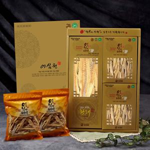 [어부마음] 황태 골드 선물세트 1호 (황태채100g,황태채100g,황태포2미)