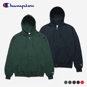 [챔피온]S800 베이직 남녀공용 기모 후드집업 택1
