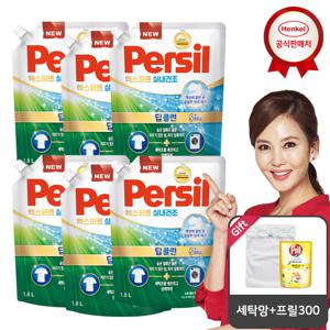 퍼실 딥클린 퓨어프레쉬 실내건조용 1.8Lx6개 겸용