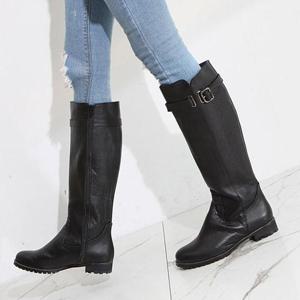 소가죽 라이렉스 기모안감 롱부츠  BKMC3001