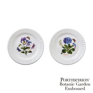 [포트메리온]보타닉가든엠보스드 브레드접시 16cm 2p(BK)