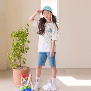 [버블트리]버블트리 키치5부데님팬츠