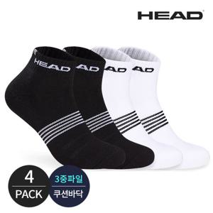 헤드 남성 스포츠파일 센터 링글 발목양말 4P_MX