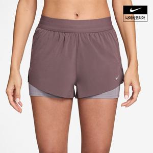 [나이키] 스위프트 여성 드라이 핏 미드라이즈 투인원 러닝 쇼츠 HJ5377-502
