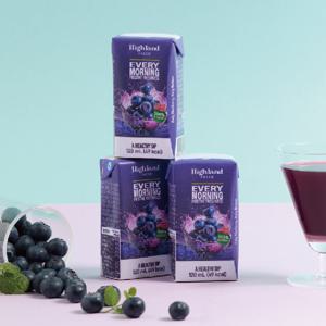 하이랜드 프레쉬 100% 블루베리 착즙 주스 24팩 120mL