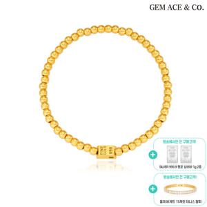 제메이스 24K순금 골드바 볼 팔찌+999.9 실버 2종+15캐럿 테니스팔찌