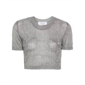 마린세르 스웨터 WTK005CKNI0515 MT10 Silver