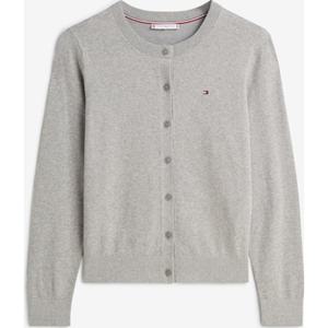 타미힐피거 울 캐시미어 C NK LS 가디건 WW47469 P61 LIGHT GREY