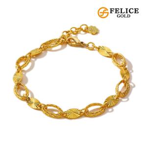 펠리체골드 24K 순금 라르지오 팔찌 11.25g+18K잠금장식 별도