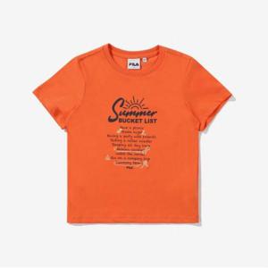 휠라키즈] 버킷 리스트 티셔츠 (FK2RSE2132X_ORE)