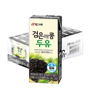 [빙그레]빙그레 맛있는 검은깨콩 두유190ml 24팩
