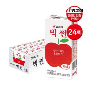 [빙그레]빙그레 빅썬 사과 200ml 24팩  / 과채음료