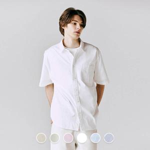 [지오다노/본사] 043510 옥스포드 반팔셔츠
