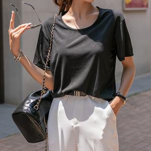 [나크21] 시원한 쿨링소재 기본 반팔티 NK32-T-72