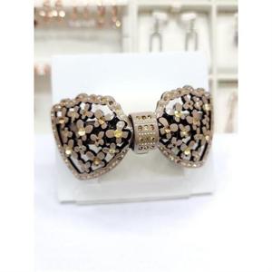 로뎀 세이브존05 프랑스 스와로브스키  플라워 중 대 자동핀 (브라운) SZRD220902817