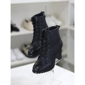 바이로쏘 세이브존03 소가죽 레이스업 8.0cm 청키힐 앵클부츠 (BY)23S10933BB2W