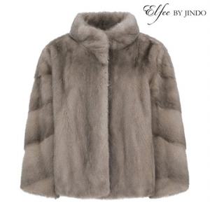 [진도] Elfee 쉐브론 소매 밍크 휘메일 자켓(E7W3EJ34_)