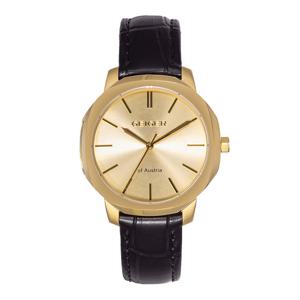 가이거(GEIGER) 클래식 여성 레더 워치 GE1263GDBK_L