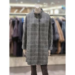 [트리아나] 소고 차이나넥 체크코트TE4HA03