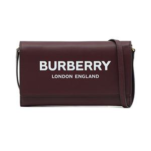 버버리 HAZELMERE 로고 포인트 레더 크로스 바디백 80463091