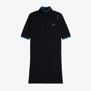 [공식] [Amy Winehouse] 팁드 피케 드레스 - 블랙 AFPF2417104-102