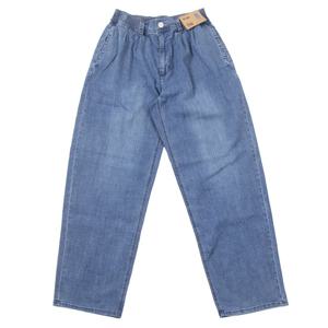 [뱅뱅]남녀공용 쿨 밴드 와이드 스판 청바지 (NQM198)