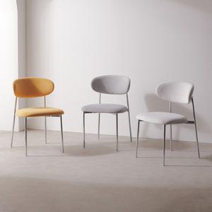 나무뜰 바엘 크롬 인테리어 카페 식탁의자 CMN169C (착불)