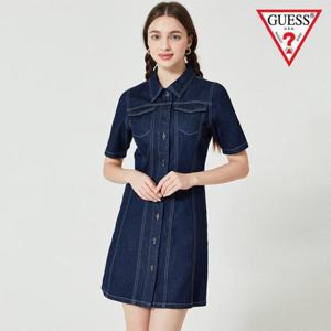 [게스]게스 여성 반팔 A라인 원피스_K OO2D1776
