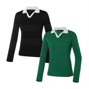 [와이드앵글] 여성 WG 글리터 스트라이프 스웨터 L_WWP23K72