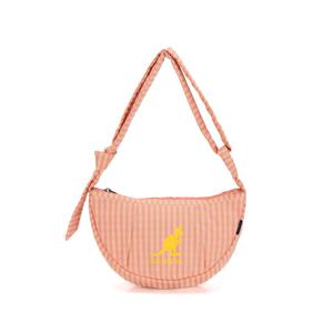 캉골키즈 체크 패턴 호보백 QE 0016 오렌지/AQEBCB00160OG