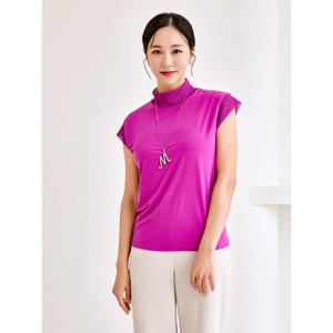 [마담엘레강스] 매쉬 포인트 블라우스 K241BL21_퍼플