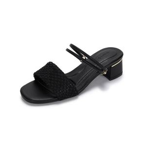 엠.무크 샤인 드레스 투웨이 샌들 블랙 516423501UA