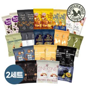 [산과들에] 맛보기팩 31봉 x2세트 (하루견과x건자두x시즈닝견과)