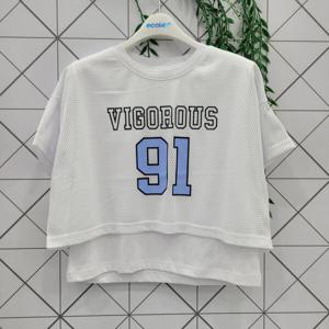 [에꼴리에]블록코어 메쉬 레이어드티 24B5454_GN